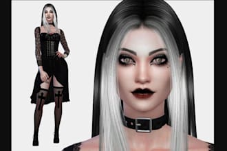 create realistic sims 4 characters, custom builds and detailed households
