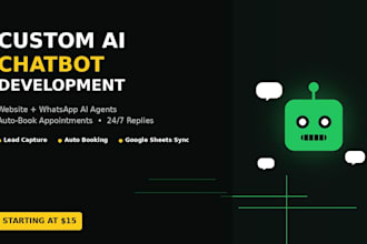 ai chatbot for your business website and whatsapp