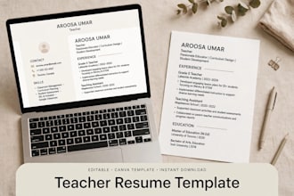design professional CV resume and ats cover letter