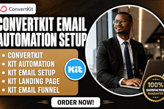 setup convertkit newsletter kit newsletter kit automation landing page kit