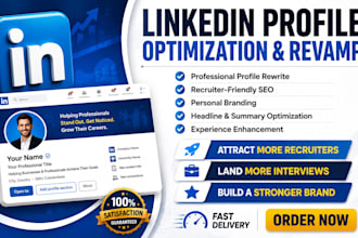 optimize revamp and upgrade your linkedin profile