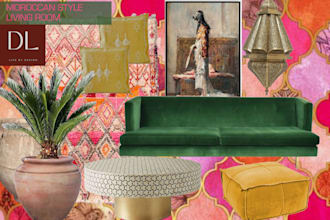 create a professional interior design moodboard for your space
