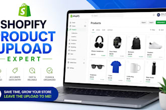 do shopify product upload and catalog management