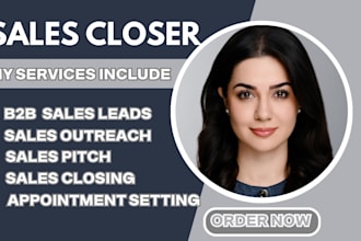 be your sales closer appointment setter b2b sales representative salesperson sdr