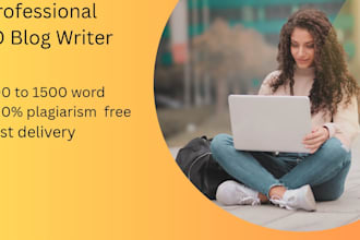 write SEO blog article and for your website