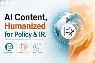 humanize ai content on politics, ir and foreign policy