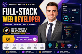 build website, website development, full stack developer, front end developer