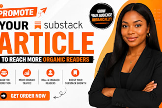 promote your substack article to reach more organic readers