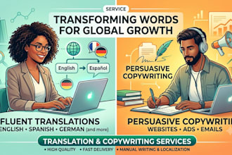 write persuasive copy and translate your content