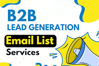 build a targeted b2b lead generation email list