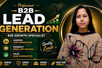 do b2b lead generation, linkedin leads and email list building