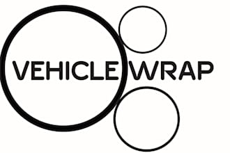 design creative custom car wrap, van wrap, vehicle wrap