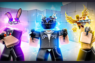 create 3d roblox models, low poly assets, ugc bundles and game assets in blender