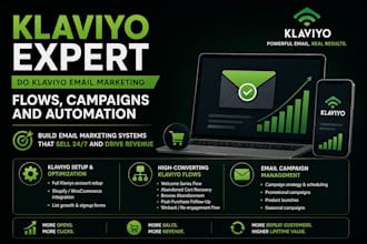 be klaviyo expert do klaviyo email marketing flows, campaigns and automation