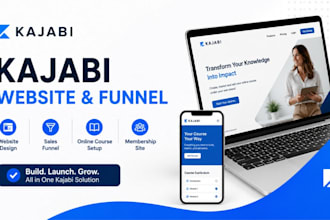 do kajabi website design kajabi sales funel kajabi online course landing page