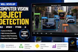 develop computer vision object detection opencv python yolo ai models
