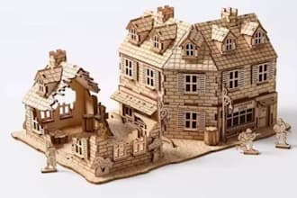 do cnc laser cutting and engraving designs, 3d wooden puzzles, and dxf files