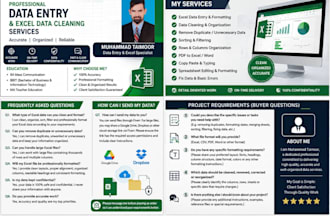 expertly clean, format and organize your excel data