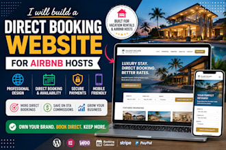 build a direct booking website for airbnb hosts