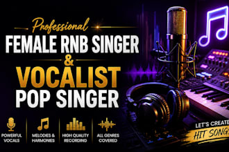 be female rnb singer, vocalist, pop singer, music producer, edm female singer