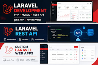 build a laravel business web application