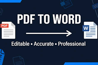 convert PDF to editable word documents accurately