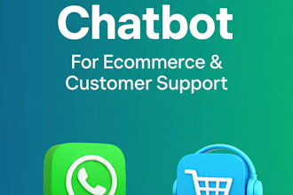 create 24 7 ai whatsapp chatbot for ecommerce customer support