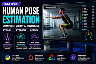 build human pose estimation computer vision ai using python pytorch opencv