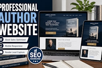 design author website book author website ebook website author landing page