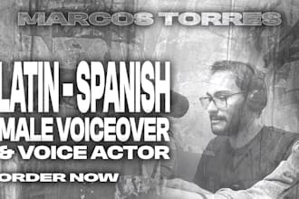 your professional spanish voice over artist