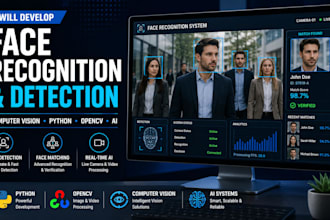 develop face recognition detection computer vision python opencv ai systems