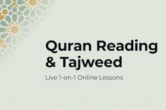 teach you quran reading and tajweed online, kids and adults