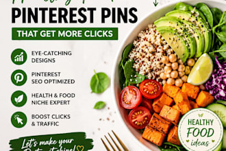 design pinterest pins for food blogs