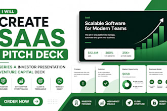 create saas pitch deck series a investor presentation venture capital deck
