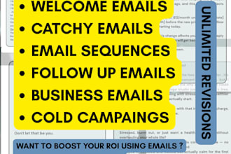 write high ROI emails