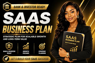 write bank investor ready saas business plan ai pitch deck financial projection
