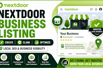 create, claim and optimize your nextdoor business listing for local SEO