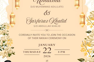 design elegant canva invitations for wedding events