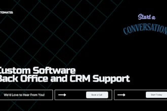 provide custom software back office and crm support
