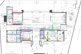 hvac plumbing mep drawings and autocad drafting services
