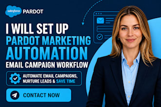 set up pardot marketing automation email campaign workflow