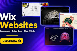 develop wix ecommerce, online store, shop website within 24hrs