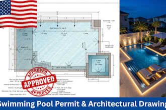 design swimming pool permit drawings 2d architectural plans and construction set