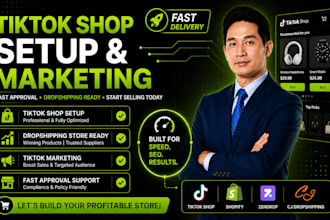 setup tiktok shop, setup tiktok droppshipping USA, tiktok affliate shop manager