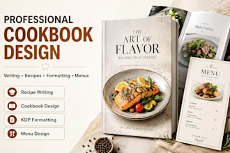 write and design cookbook recipe book cookbook formatting and menu design