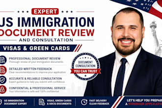 provide immigration document consultation for US visas and green cards