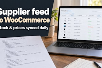 import your supplier XML or CSV feed to woocommerce with stock sync