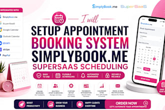 setup appointment square booking system simplybook  supersaas scheduling