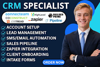 setup gohighlevel conneacteam zapier pipeline jobtread builder prime coconstruct