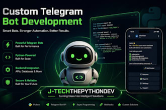 build telegram bot discord bot ai chatbot automation bot API integration expert